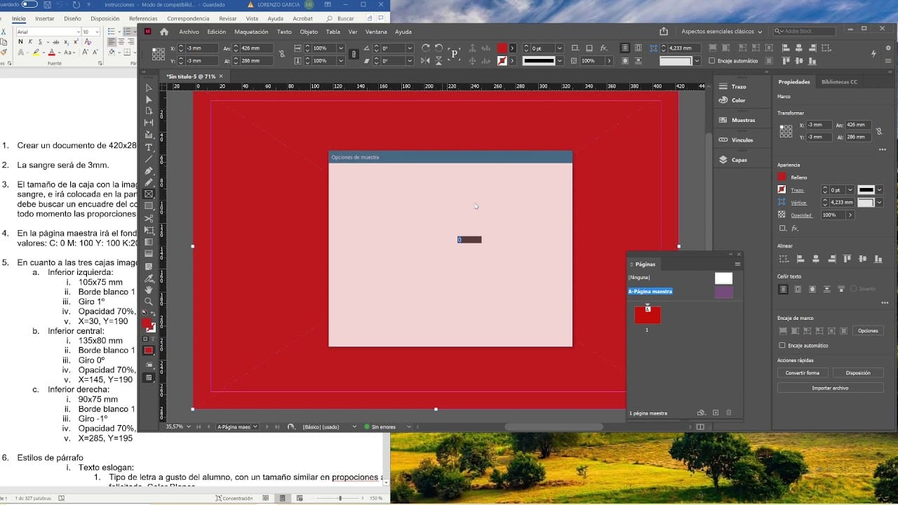 Dise&ntilde;o eficiente de posters con InDesign