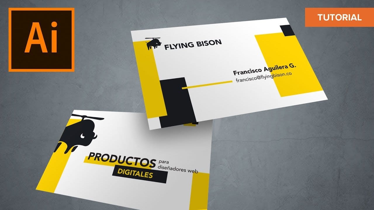 Tarjetas de presentación: Diseño eficiente en Illustrator