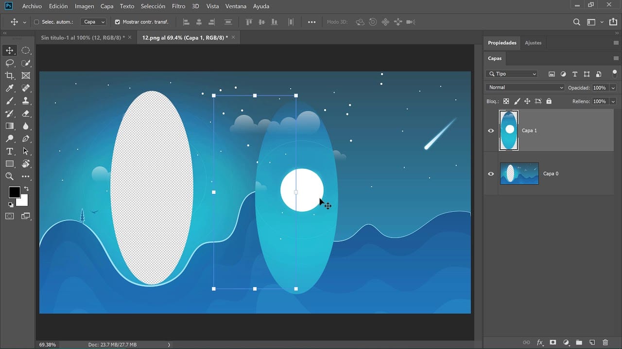 Creando marcos el&iacute;pticos de forma f&aacute;cil con la herramienta de Photoshop