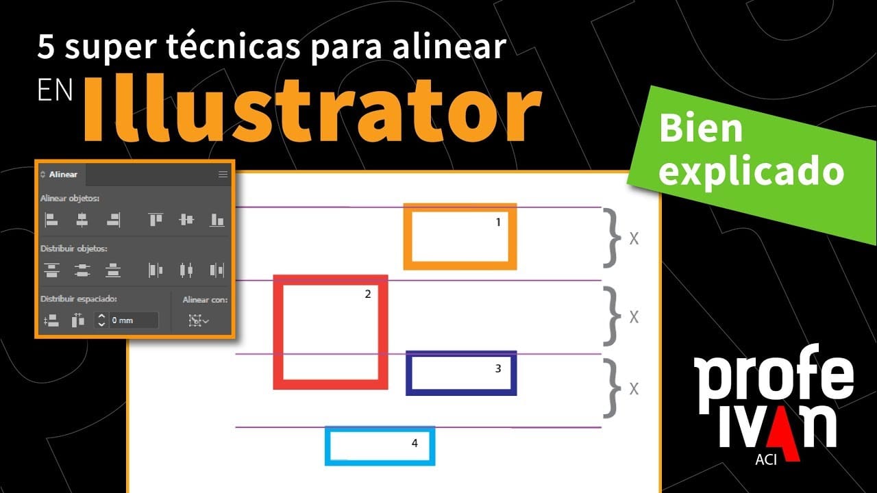 Optimiza tu trabajo con la herramienta de alineaci&oacute;n en Illustrator