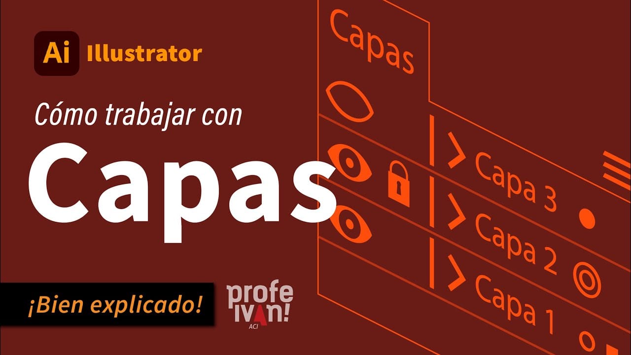 Trabajo eficiente con capas en Illustrator