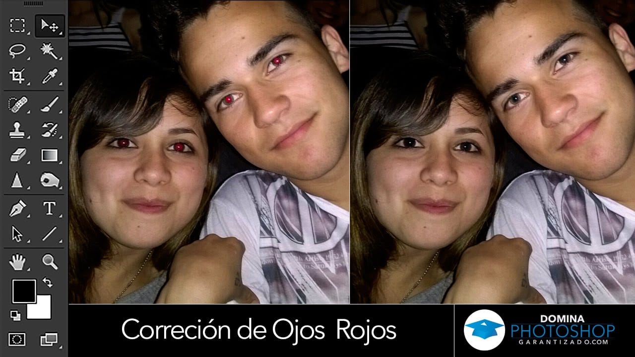 Correcci&oacute;n de ojos rojos en Photoshop: Gu&iacute;a r&aacute;pida y efectiva