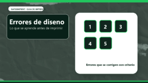 Cinco errores de diseño que afectan a la impresion