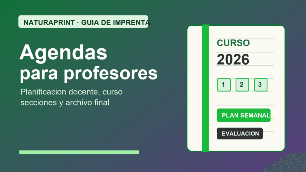 Agendas para profesores: planificacion docente y archivo final