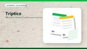 Guia visual para hacer un triptico con paneles y archivo para imprenta