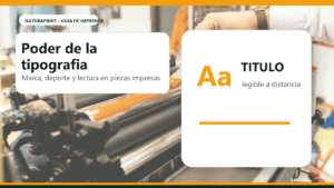 El poder de la tipografia: marca, deporte y piezas impresas