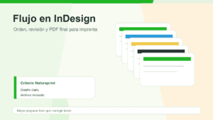 Flujo de trabajo en InDesign para preparar archivos de imprenta