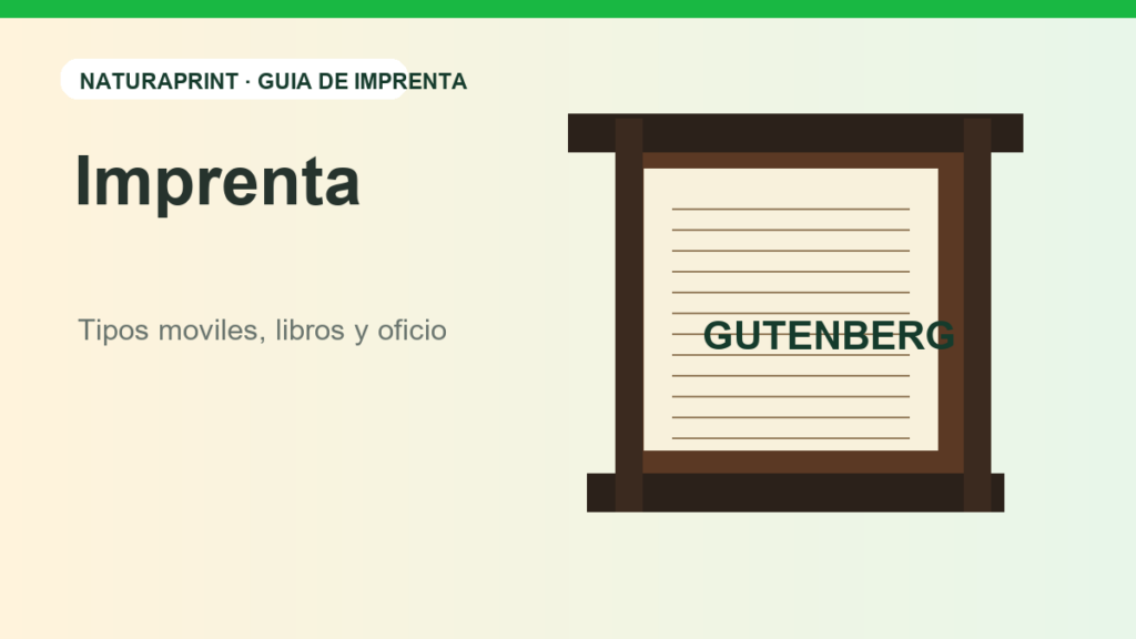 Historia de la imprenta Gutenberg