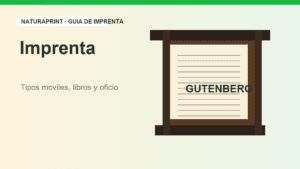 Historia de la imprenta Gutenberg