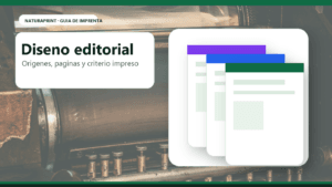 Inicios del diseño editorial e imprenta con maquinaria antigua