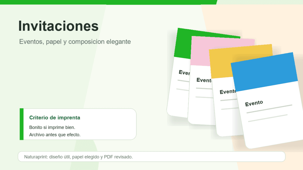 Diseño de invitaciones en InDesign para eventos, bodas y empresas