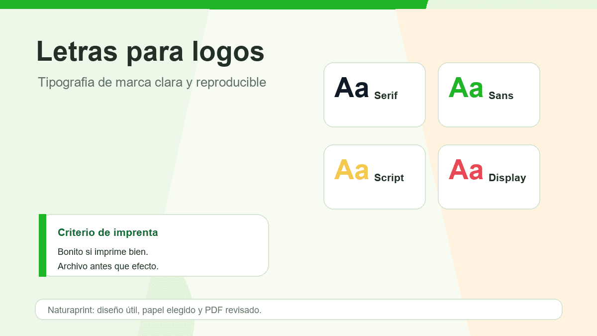 Tipos de letra para logos: c&oacute;mo elegir una tipograf&iacute;a de marca