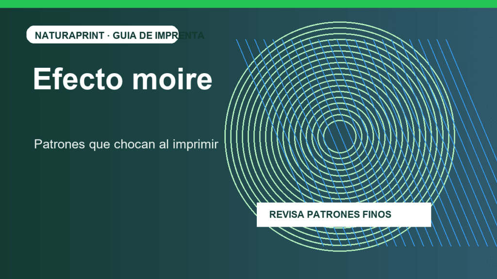 Efecto moire en impresion