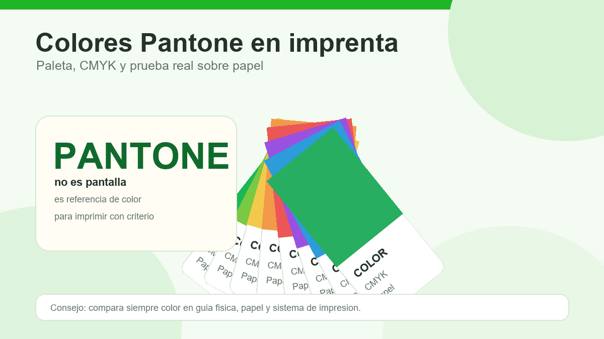 Paleta de colores Pantone: que es y como usarla en diseno impreso