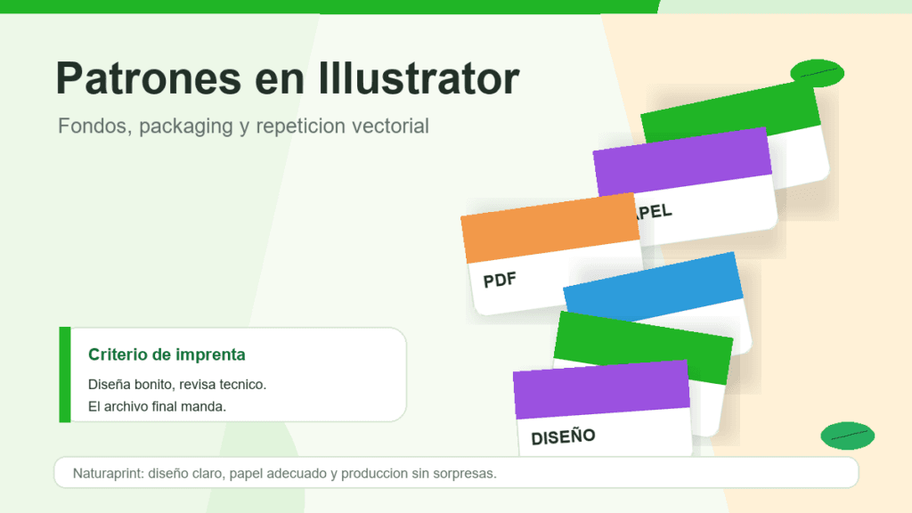 Patrones en Illustrator para fondos, packaging y diseño impreso