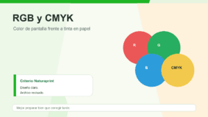 Color RGB y CMYK: diferencias importantes antes de imprimir