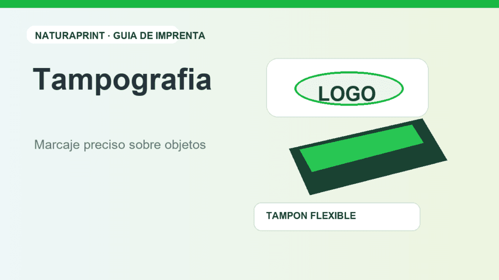 Tampografia para marcaje de objetos