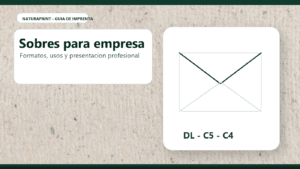 Tipos de sobres para empresa: medidas, usos y preparacion